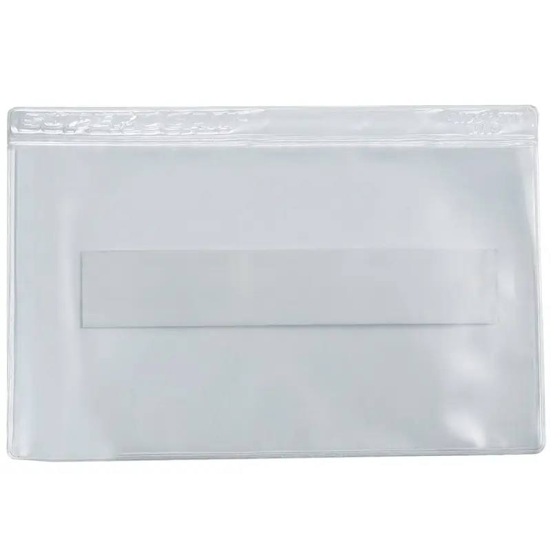3 1/2 x 2" Super-Scan Press-On Vinyl Envelopes - Long Side Open (LH207) Case Of 50