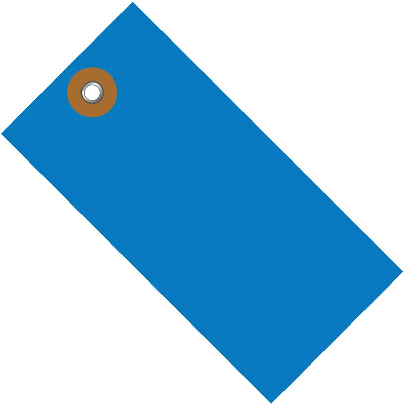 3 1/4 x 1 5/8" Blue Tyvek Shipping Tag (G14021A) Case Of 100