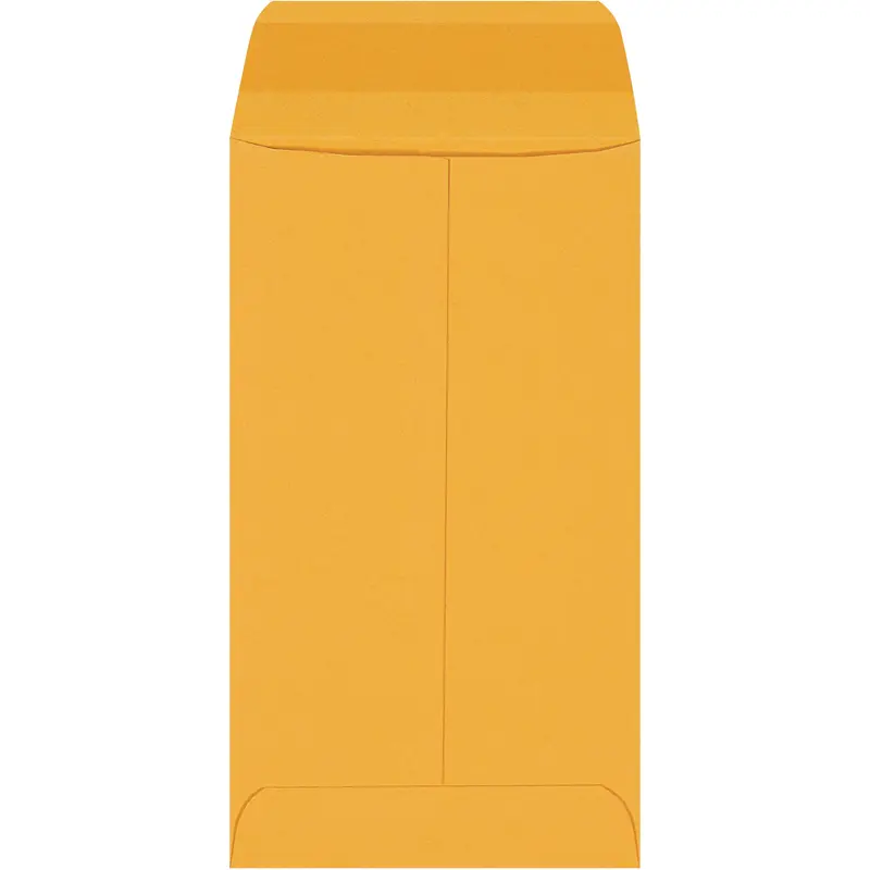 3 3/8 x 6" Kraft Gummed Envelopes (EN1038) Case Of 5000