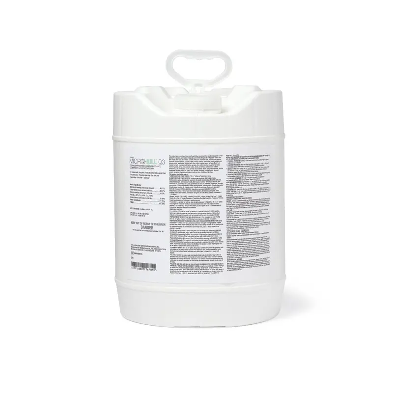 3 Minute Micro-Kill Q3 Quaternary Disinfectant, 5 Gal. Bucket, 1 EA (EVSCHEM115) Each