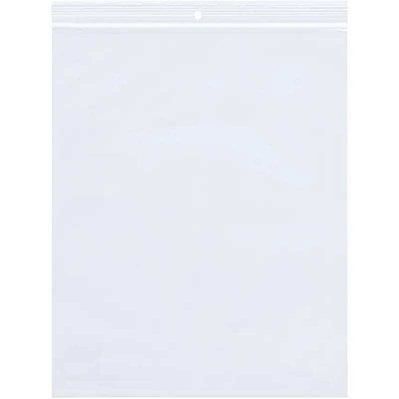 3 x 3" - 2 Mil Reclosable Poly Bags w/ Hang Hole (PB6703) Case Of 1000