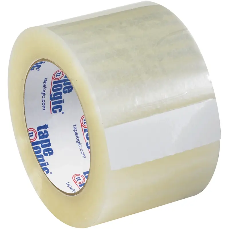 3" x 55 yds. Clear Tape Logic #126 Quiet Carton Sealing Tape (T906126) Case Of 24