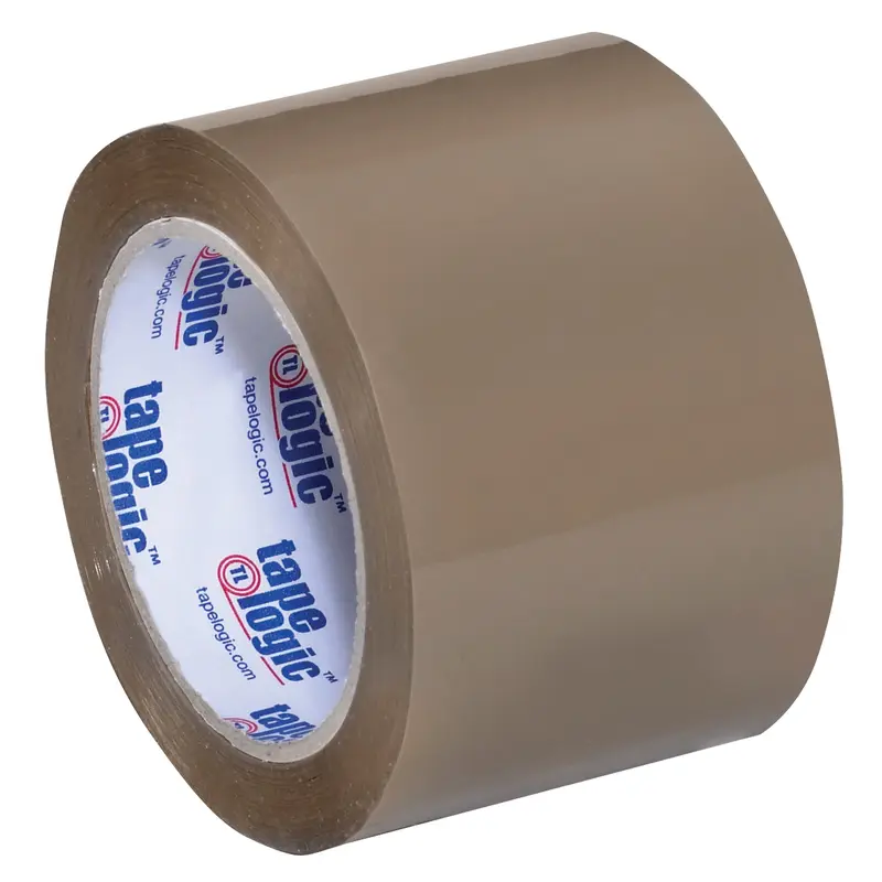 3" x 55 yds. Tan TAPE LOGIC #350 Acrylic Tape (T905350T) Case Of 24