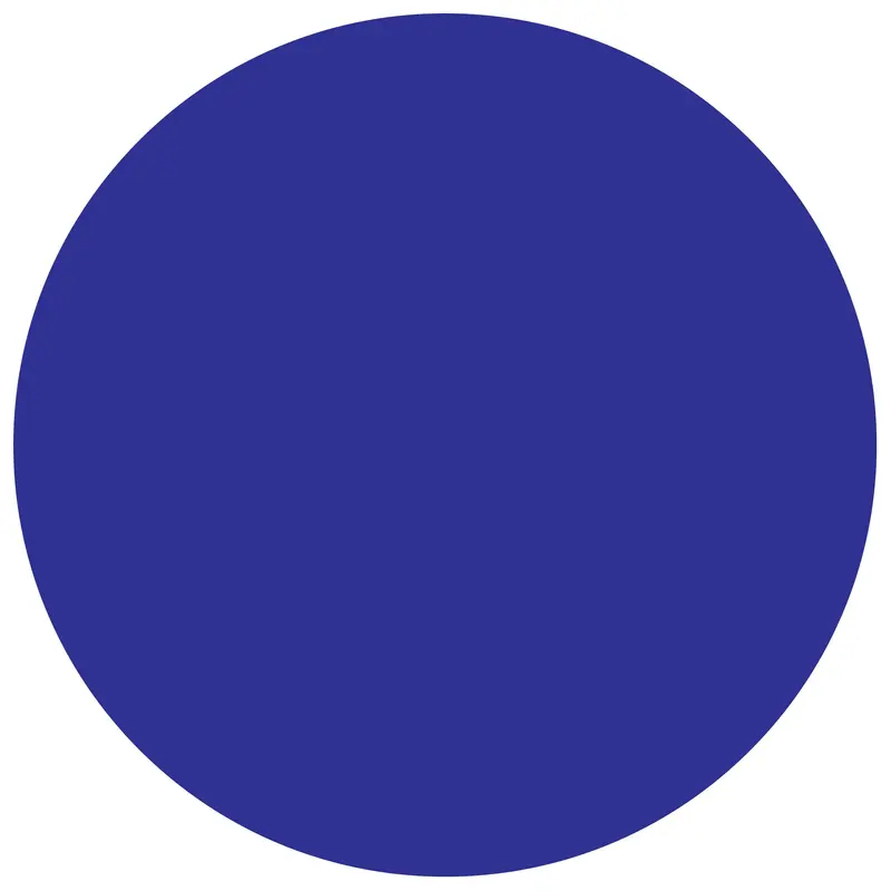 3/4" Circles - Blue Removable Labels (DL1388BL) Roll Of 500