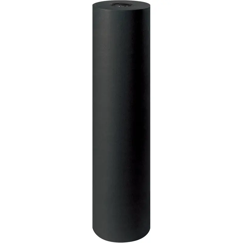 36" - 50 lb. Black Kraft Paper Rolls (KP3650BK) Roll Of 1