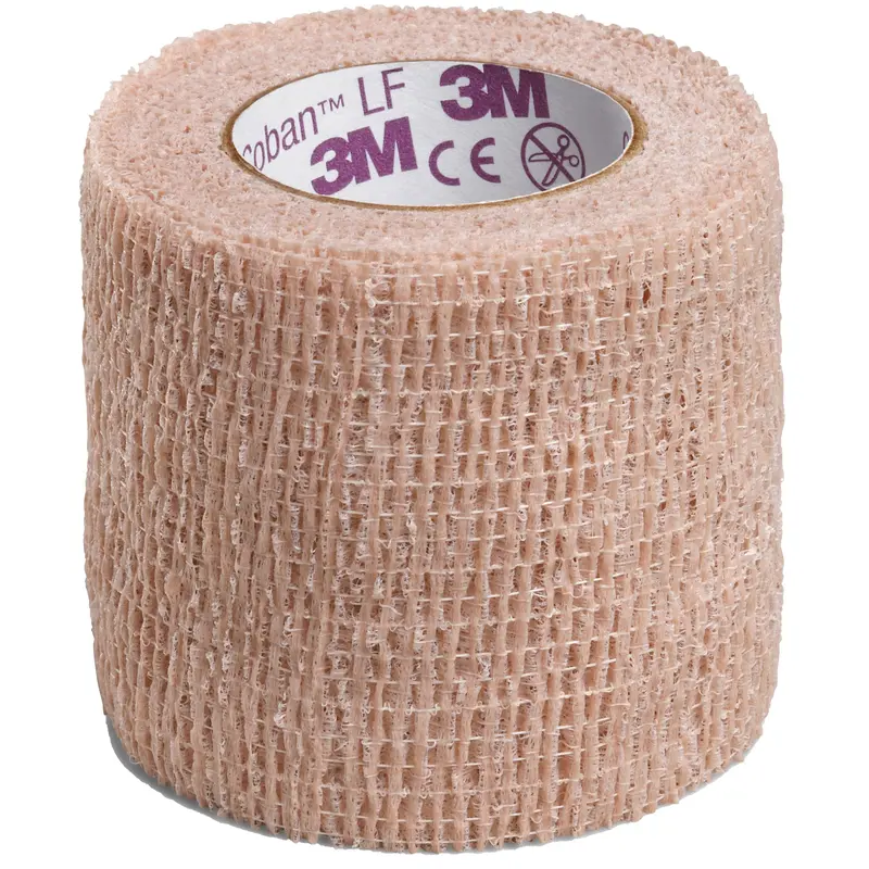 3M Coban LF Cohesive Bandage 2 Inch X 5 Yard Self-Adherent Closure Tan NonSterile Standard Compression (388423_CS) 36/CS