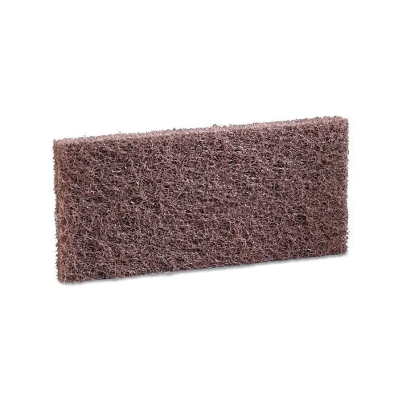 3M Doodlebug Scrub n Strip Pad, 4 5/8 in x 1 in x 10 in, Brown (489-080043) Case of 20