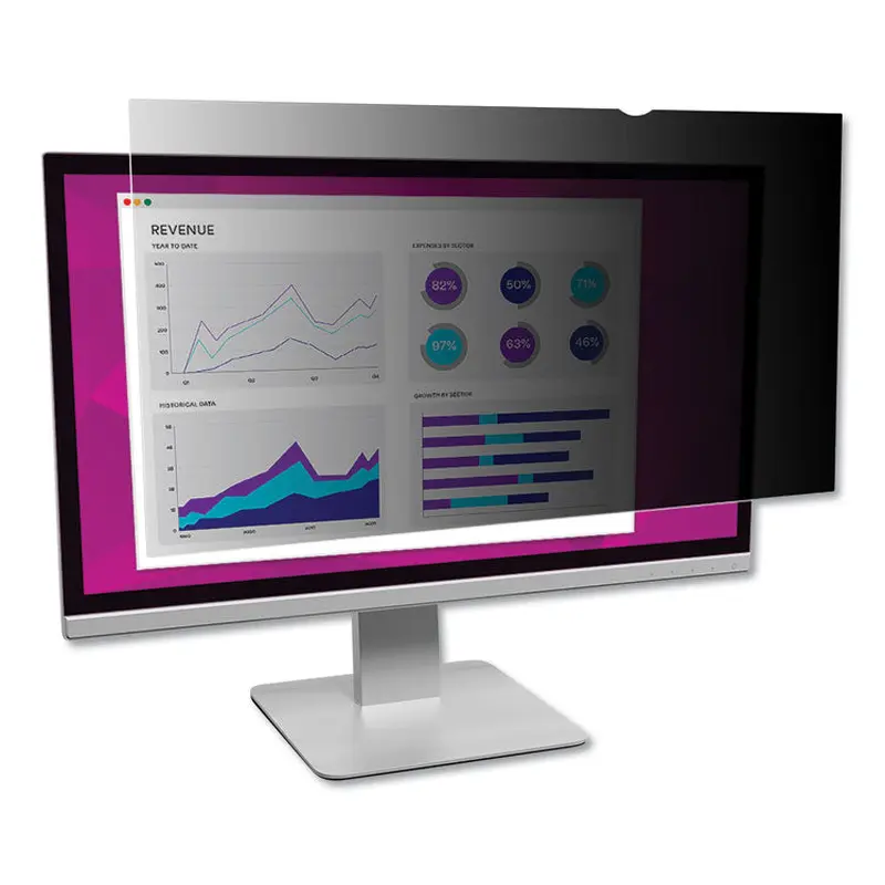 3M High Clarity Privacy Filter for 23.8" Widescreen Flat Panel Monitor, 16:9 Aspect Ratio (MMMHC238W9B) Each