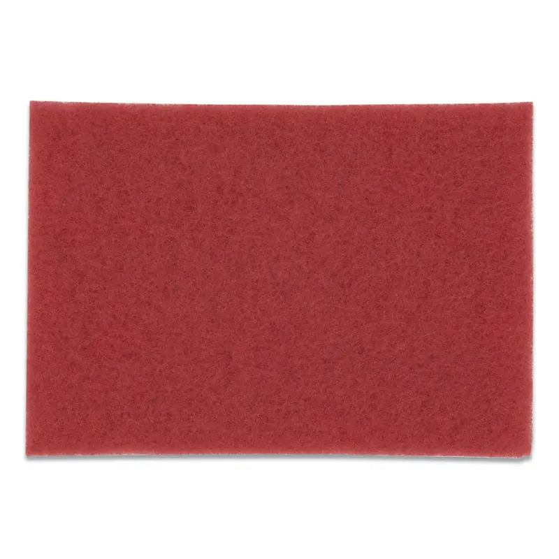 3M Low-Speed Buffer Floor Pads 5100, 20 x 14, Red, 10/Carton (MMM59258) Case of 10