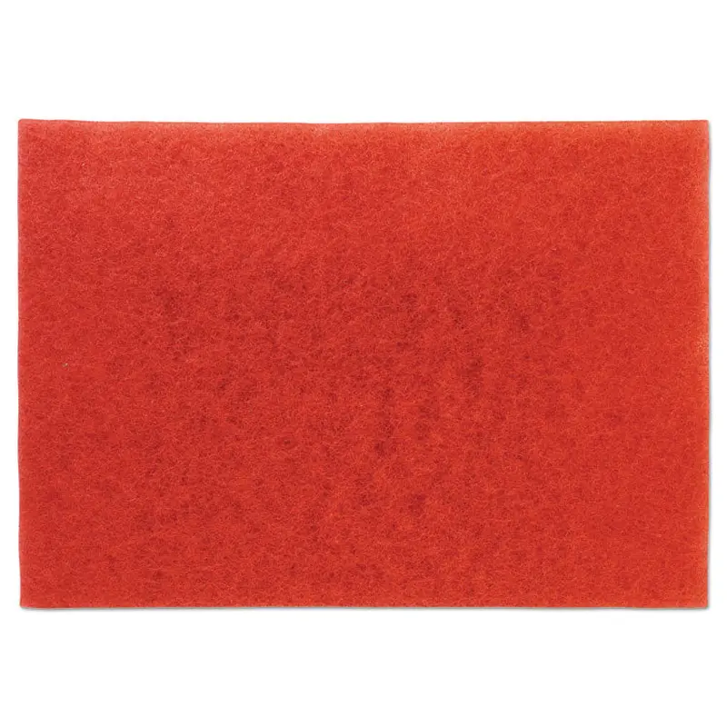 3M Low-Speed Buffer Floor Pads 5100, 28 x 14, Red, 10/Carton (MMM59065) Case of 10