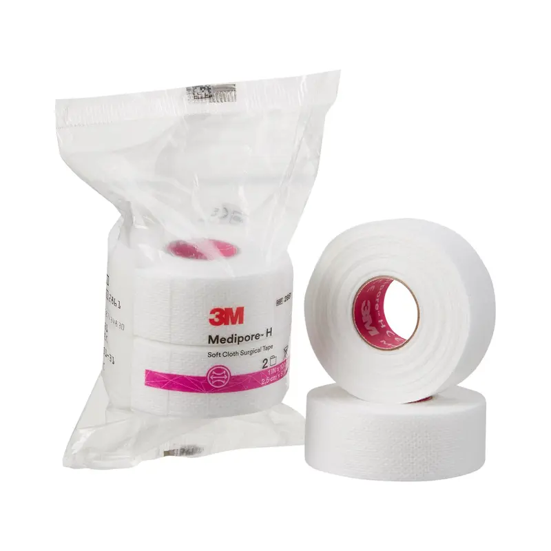 3M Medipore H Perforated Medical Tape White 1 Inch X 10 Yard Soft Cloth NonSterile (443997_PK) 2/PK