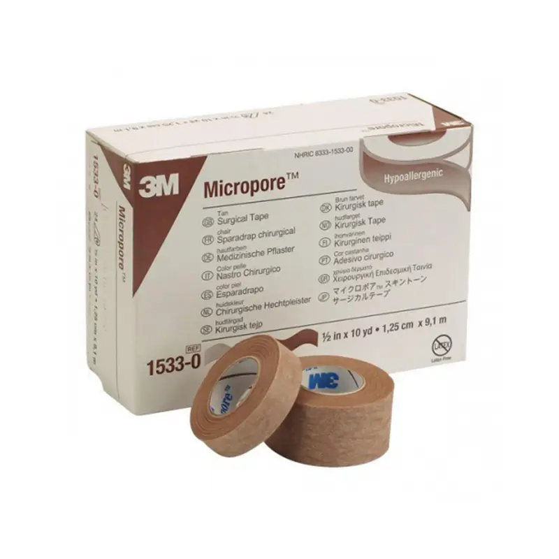 3M Micropore Medical Tape Tan 1/2 Inch X 10 Yard Paper NonSterile (5838_EA) 1/EA