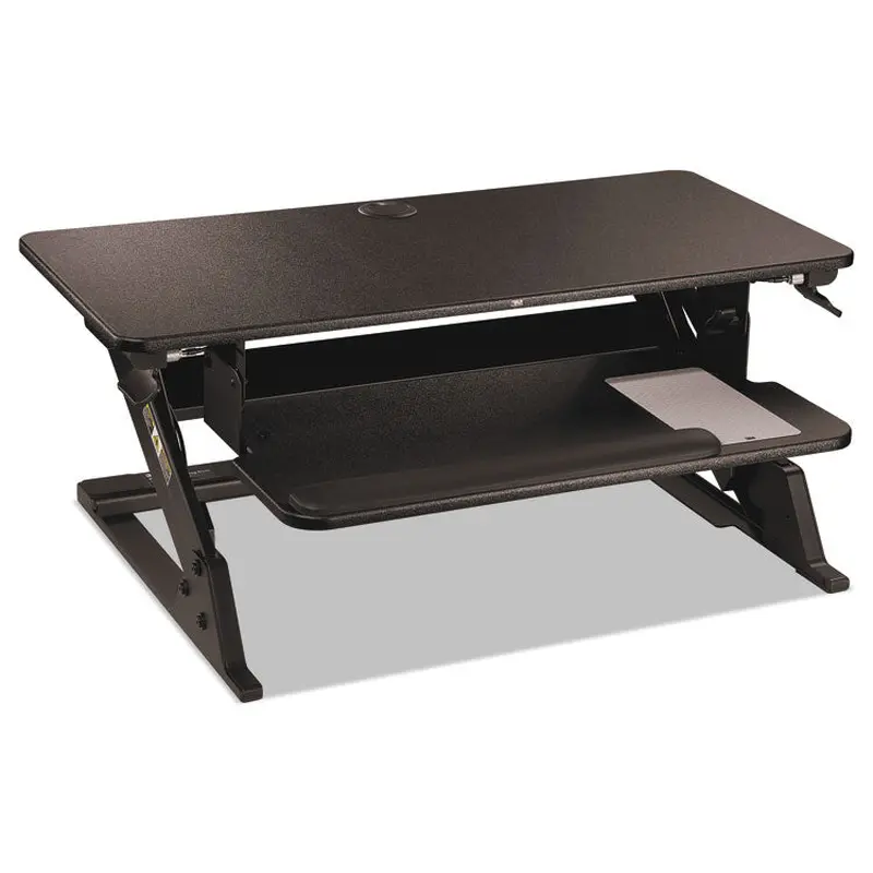 3M Precision Standing Desk, 35.4" x 22.2" x 6.2" to 20", Black (MMMSD60B) Each