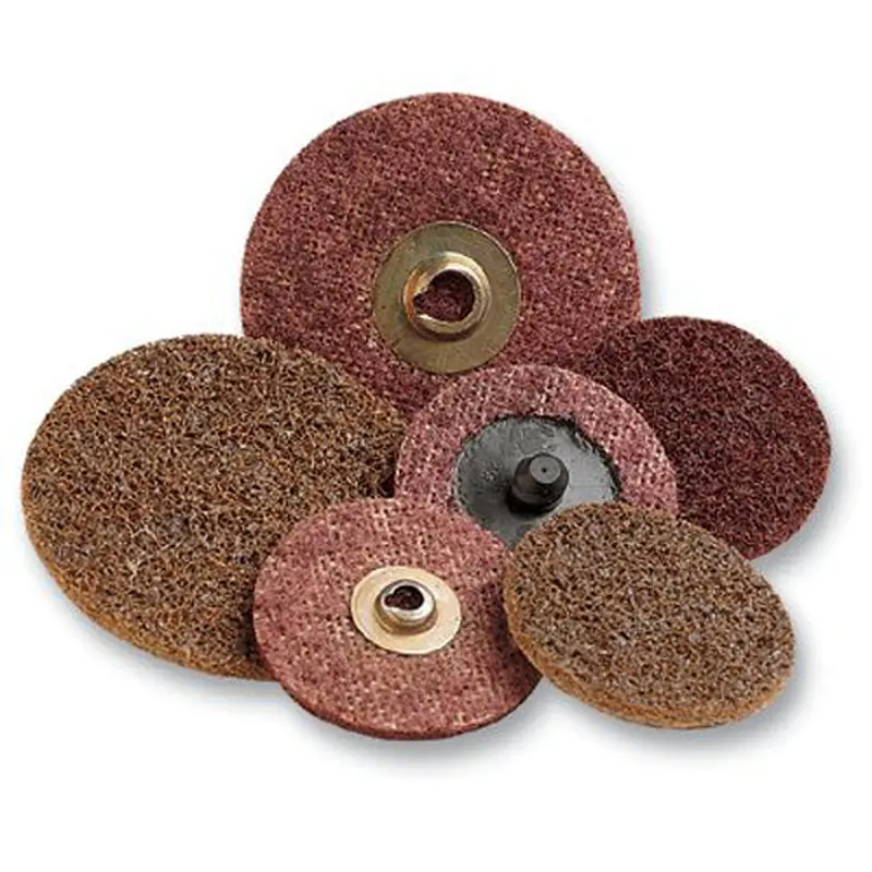 3M Scotch-Brite Roloc Discs, 2 in, 25,000 rpm, Aluminum Oxide (405-048011-05522) Each