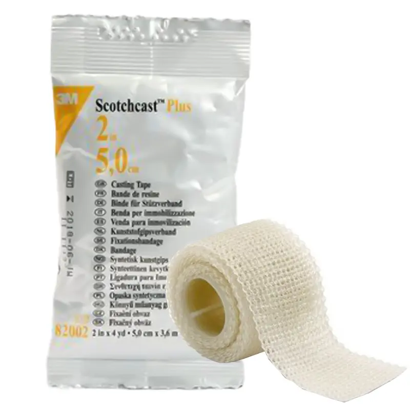 3M Scotchcast Plus Cast Tape 2 Inch X 12 Foot Fiberglass / Resin White (979841_BX) 10/BX