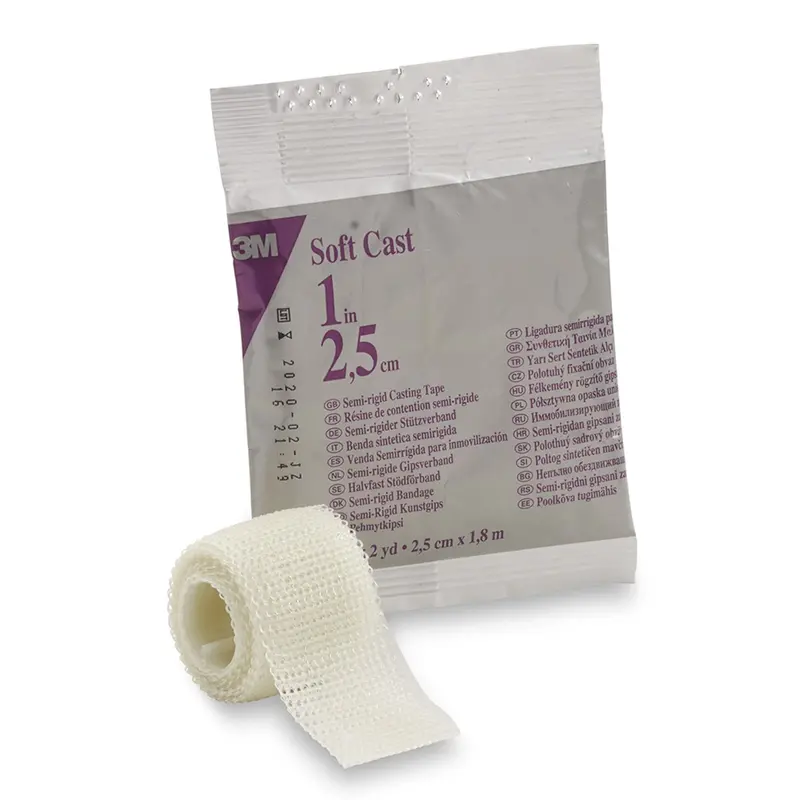 3M Scotchcast Soft Cast Cast Tape 1 X 72 Inch Fiberglass White (228819_CS) 10/CS
