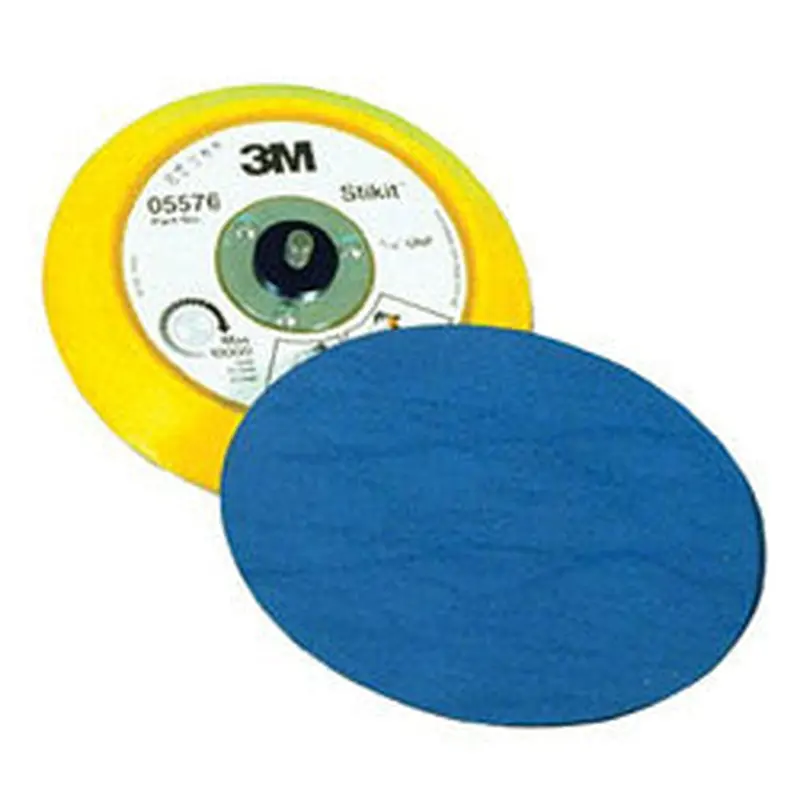 3M Stikit Disc Pads, Medium Density Foam, 6 in dia., 5/16-24 arbor dia. (405-051144-05576) Each