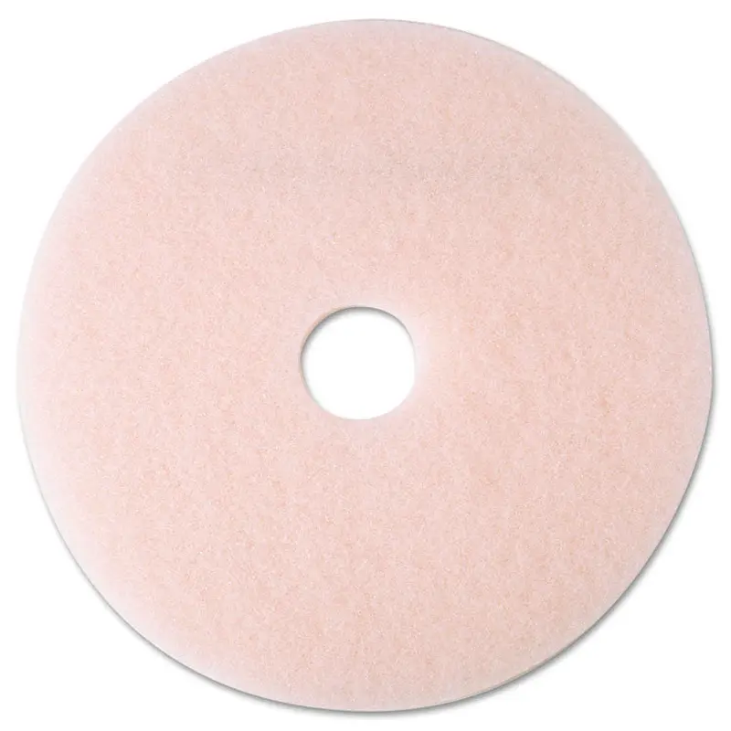 3M Ultra High-Speed Eraser Floor Burnishing Pad 3600, 19" Diameter, Pink, 5/Carton (MMM25857) Carton of 5
