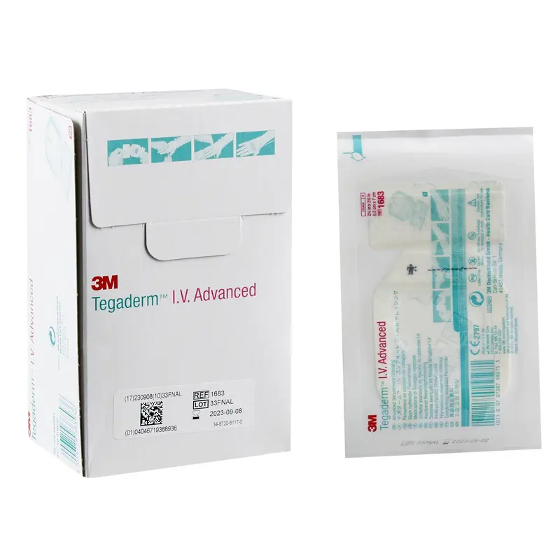 3M Tegaderm I.V. Dressing Film 2-1/2 X 2-3/4 Inch Sterile (761469_BX) 100/BX
