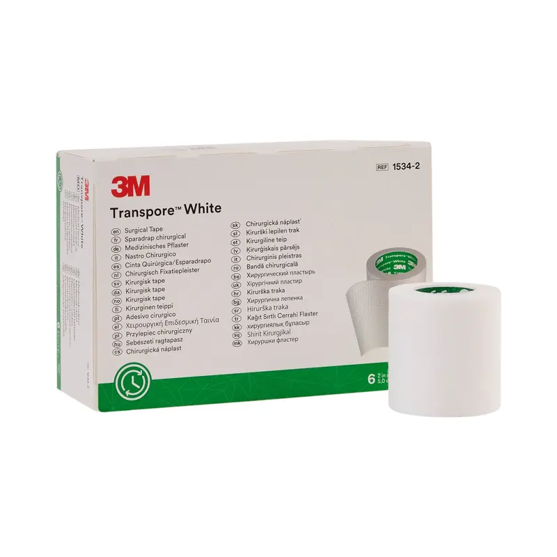 3M Transpore White Medical Tape White 2 Inch X 10 Yard Plastic NonSterile (445279_EA) 1/EA