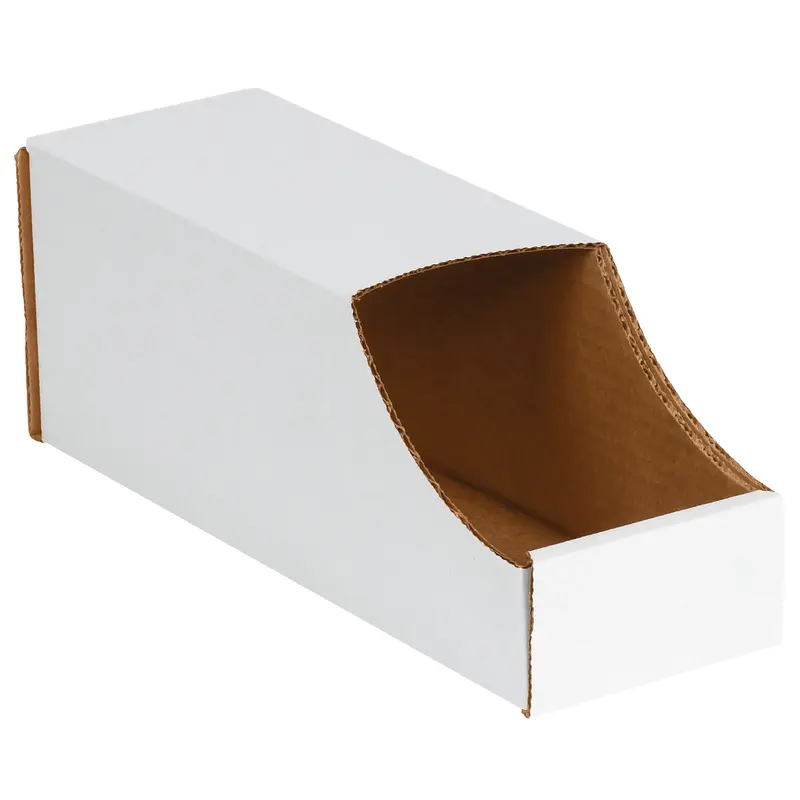 4 x 12 x 4 1/2" Stackable Bin Boxes (BINB412) Bundle Of 50