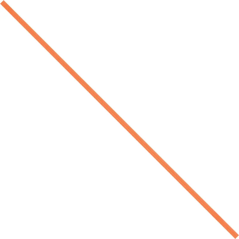 4 x 5/32" Orange Paper Twist Ties (PBT4O) Case Of 2000