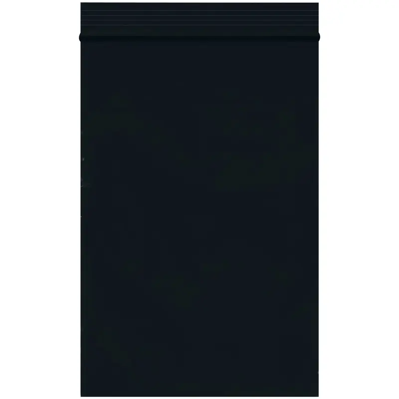 4 x 6" - 2 Mil Black Reclosable Poly Bags (PB3565BK) Case Of 1000