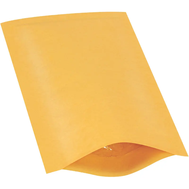 4 x 8" Kraft (25 Pack) #000 Heat-Seal Bubble Mailers (B85125PK) Case Of 25