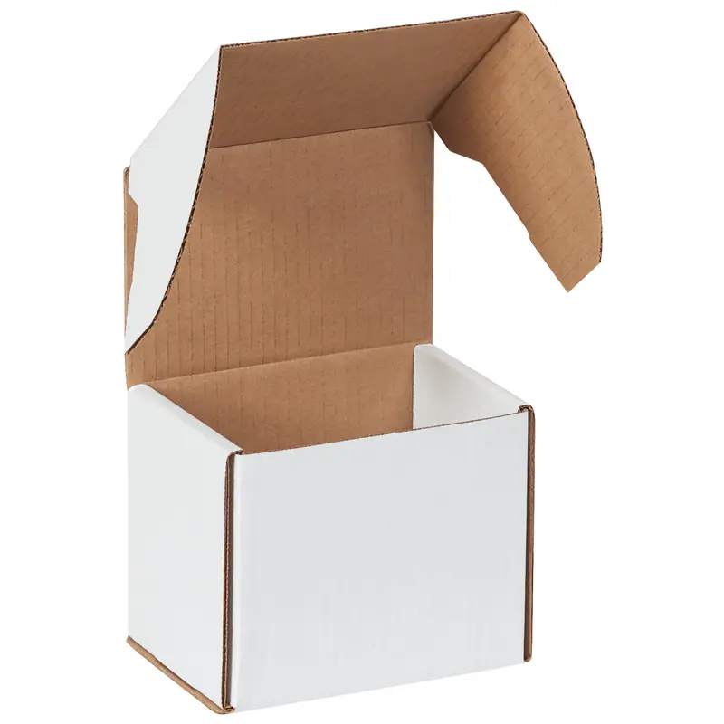 5 5/8 x 4 3/16 x 5" White Outside Tuck Mailers (MEZ545) Bundle Of 50