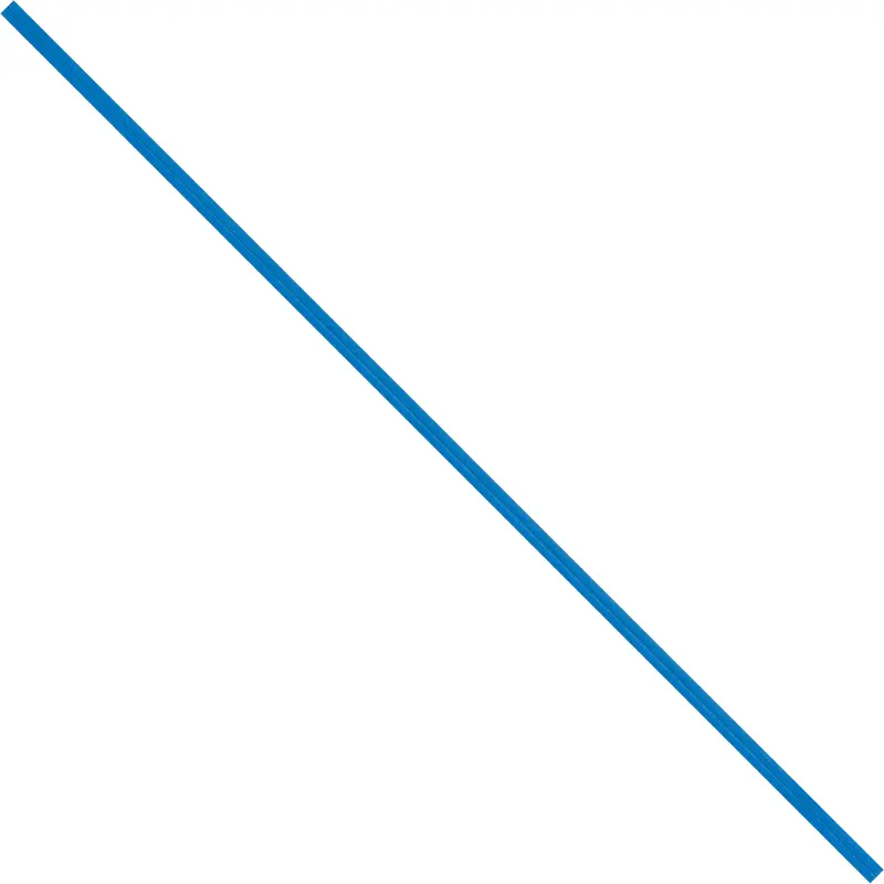 5 x 5/32" Blue Paper Twist Ties (PBT5B) Case Of 2000