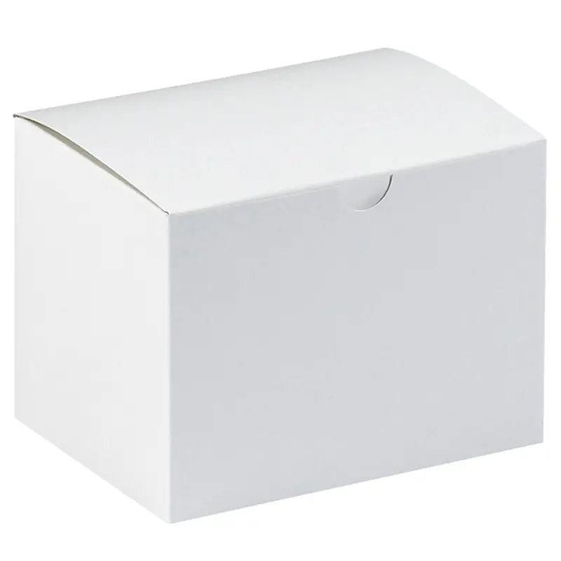 6 x 4 1/2 x 4 1/2" White Gift Boxes (GB644) Case Of 100