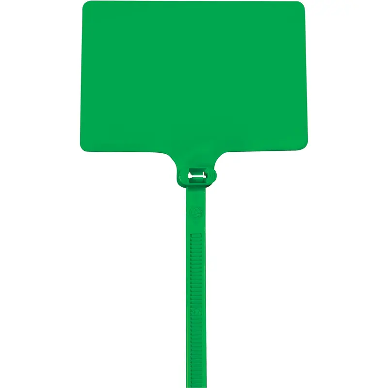 6" 120# Green Identification Cable Ties (CTID81) Case Of 100