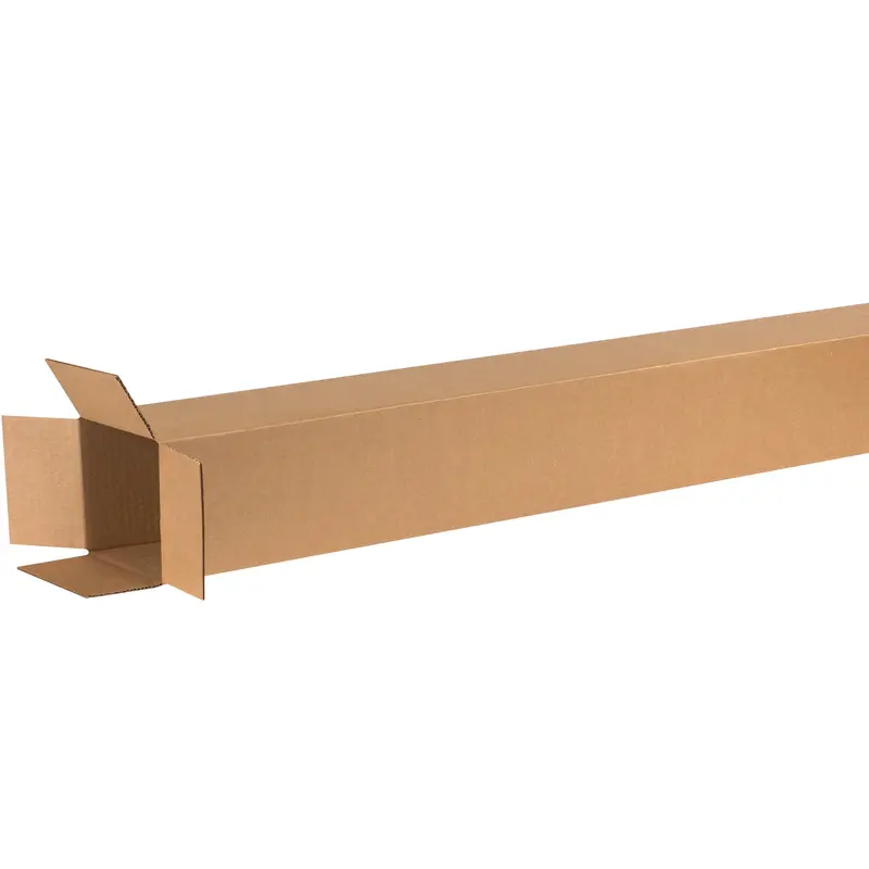 6 x 6 x 60" Tall Corrugated Boxes (6660) Bundle Of 15