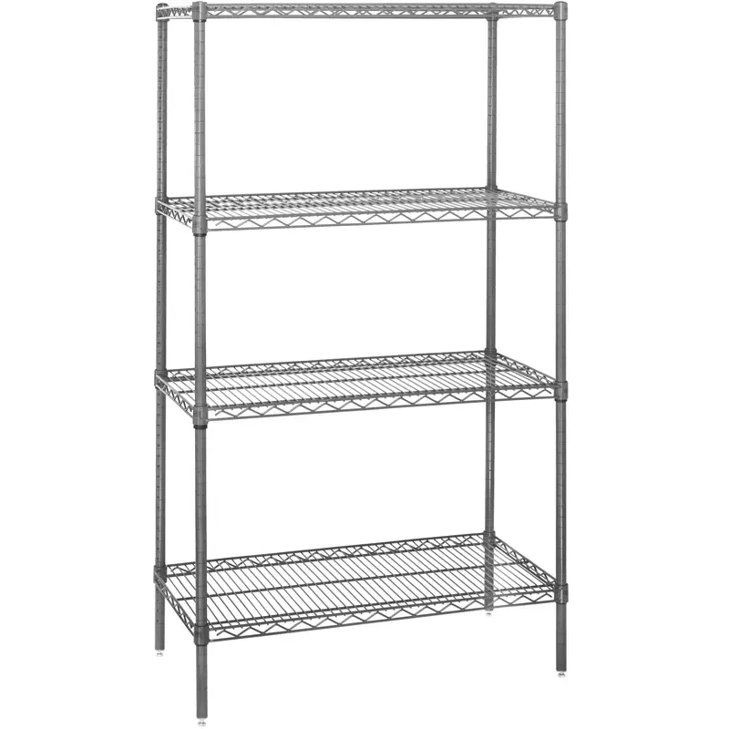 60 x 18 x 54" - 4 Shelf Wire Shelving Starter Unit (WS601854) Each