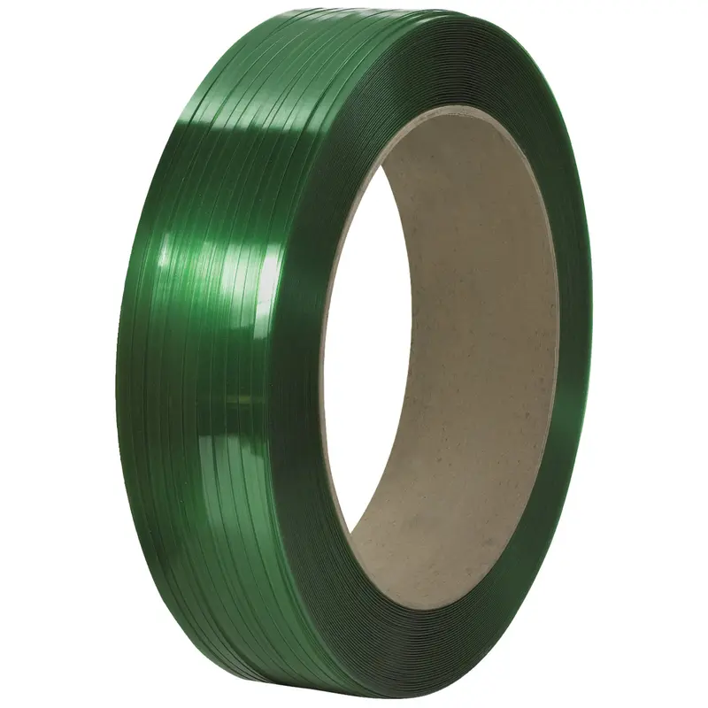 7/16" x 10500' - 16 x 6" Core Signode Comparable Polyester Strapping - Smooth (PS5930) Coil   Of 1