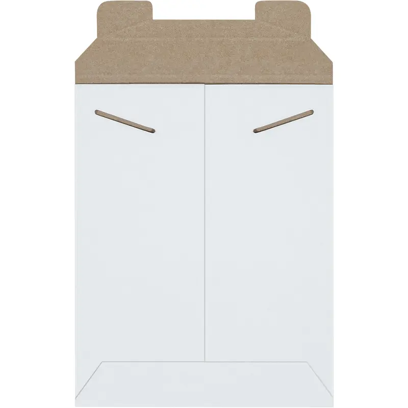 7 x 9" White Stayflats Mailers (RM10W) Case Of 100