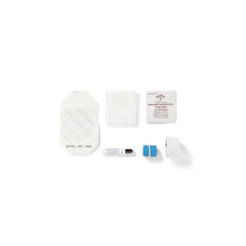 8-Piece IV Start Kit with 1 Alcohol Prep Pad, 1 PVP Ampule, 1 Dressing Change Label, 100/CS (DYNJ04047) Case of 100