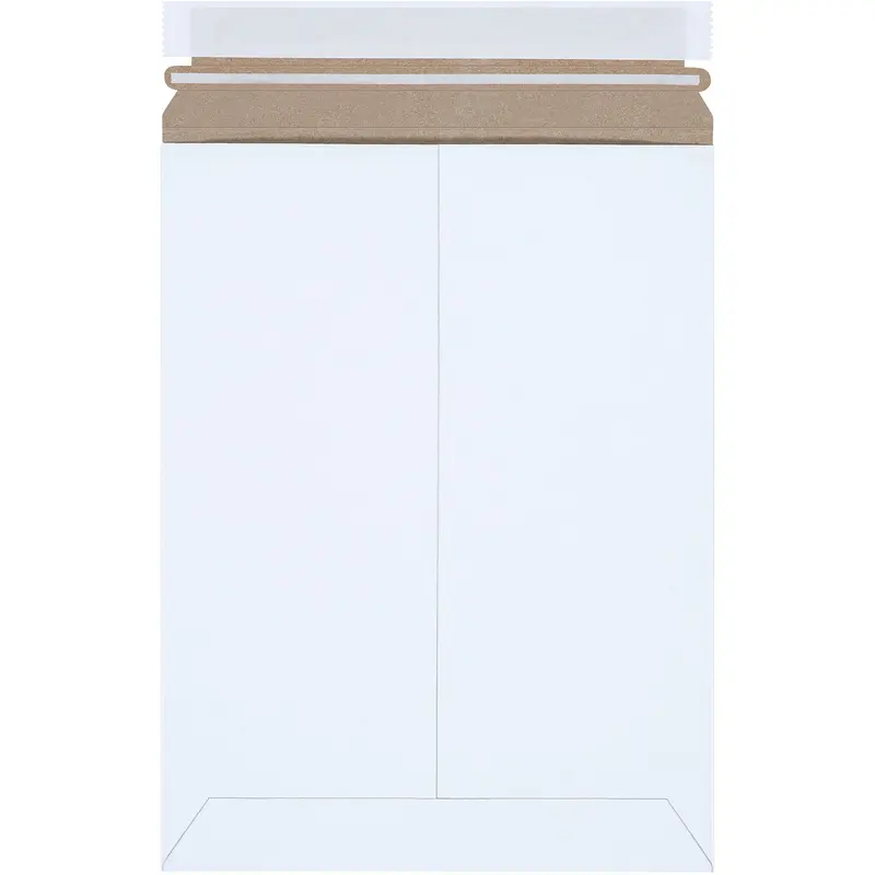 9 x 11 1/2" White (25 Pack) Self-Seal Stayflats Plus Mailers (RM2SS25PK) Case Of 25