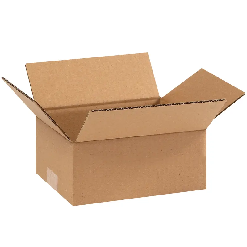 9 x 7 x 3" Flat Corrugated Boxes (973) Bundle Of 25