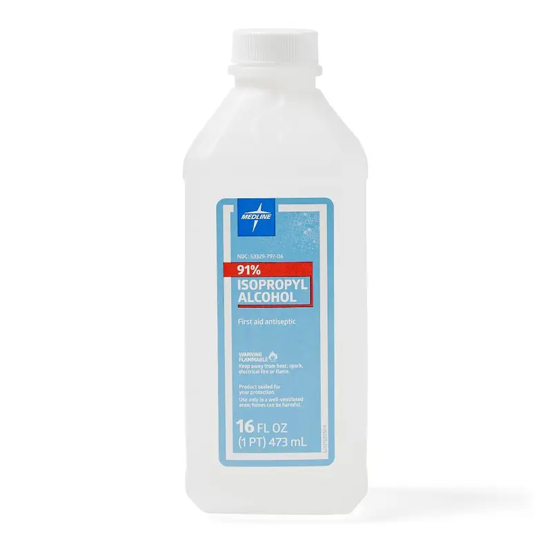 91% Isopropyl Rubbing Alcohol, 16 oz., 12/CS (MDS098012) Case of 12