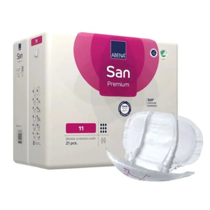 Abena San Premium Incontinence Liner 14.5 X 28.7 Inch Heavy Absorbency Fluff / Polymer Core Size 11 (1218223_CS) 84/CS