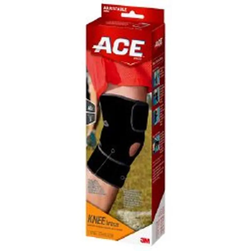 ACE Knee Brace One Size Fits Most Adjustable Strap Closure Left or Right Knee (1084220_BX) 12/BX
