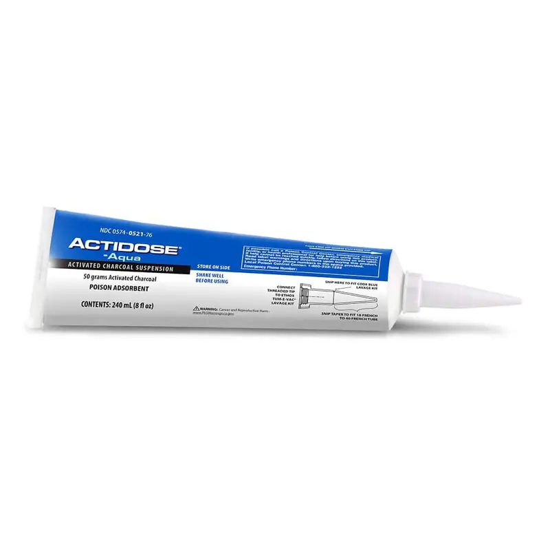 Actidose-Aqua Poison Absorbent 50 Gram Strength Oral Suspension 240 mL (1187154_EA) 1/EA