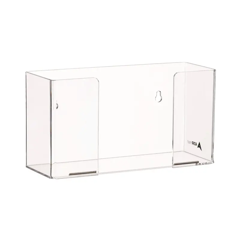 AdirMed Acrylic Glove Dispenser, Single Box Capacity, 10.2 x 3.5 x 5.3, Clear (ALHI90201) Each