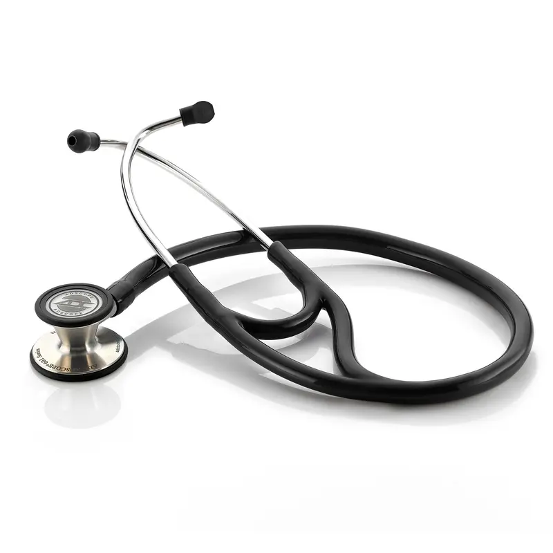 Adscope 601 Cardiology Stethoscope Black 1-Tube 19 Inch Tube Convertible Chestpiece (406198_EA) 1/EA