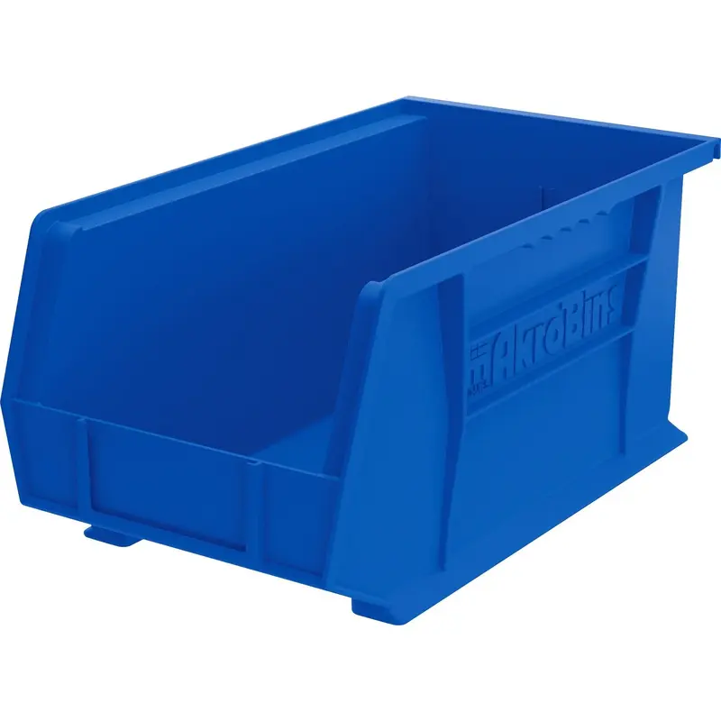 Akro-Mils Akrobin, Unbreakable/Waterproof, 14 3/4"x8 1/4"x7" Blue (AKM30240B) Each