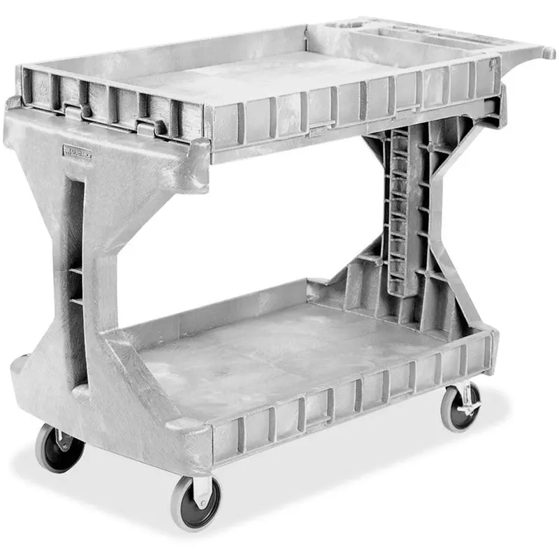 Akro-Mils Gray Utility Cart, Foam Plastic, 400 lb. Capacity, 24" x 45" x 35" (AKM30936) Each