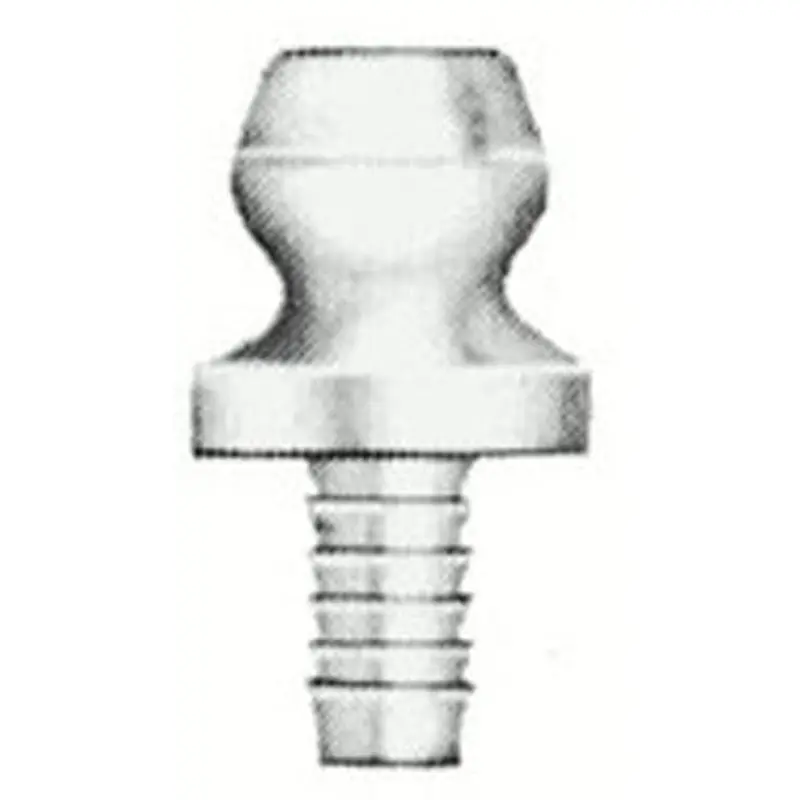 Alemite Drive Fitting, Straight, 9/16 in OAL, Male/Male (025-1736-A) Each