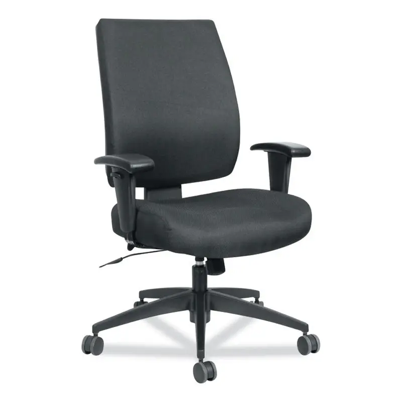 Alera Alera Wrigley Series High Performance Mid-Back Synchro-Tilt Task Chair, Supports 275 lb, 17.91" to 21.88" Seat Height, Black (ALEHPS4201) Each