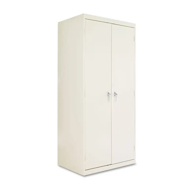 Alera Assembled 78" High Heavy-Duty Welded Storage Cabinet, Four Adjustable Shelves, 36w x 24d, Putty (ALECM7824PY) Each
